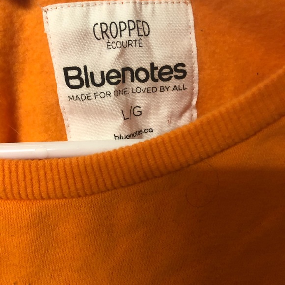 Cropped Orange Crewneck - Picture 5 of 5